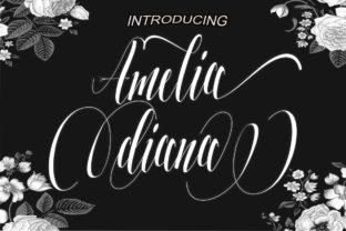 Amelia Diana Font for Elegant Web Design