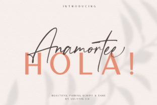 Anamortee Font: Elegant Script for Editorial Design