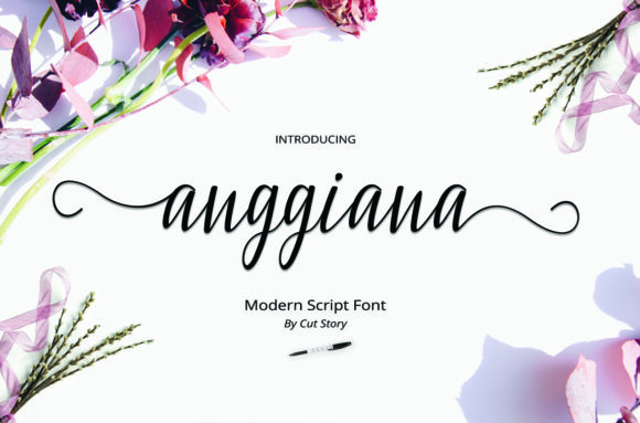 Anggiana Font for Creative Campaigns