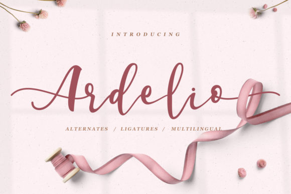 Ardelio: A Premium Script Font for Creative Campaigns