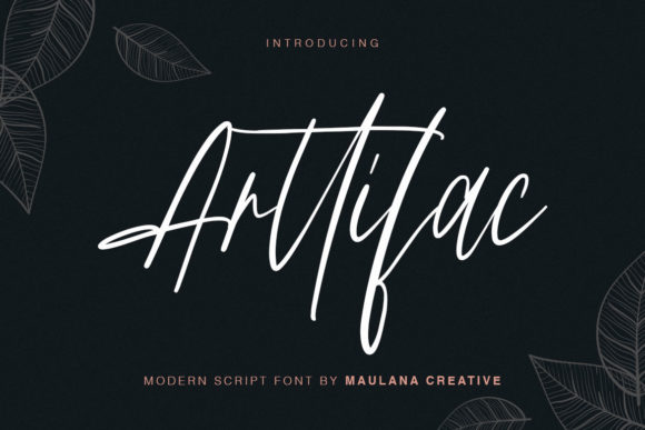 Arttifac: A Handwritten Font for Creative Campaigns