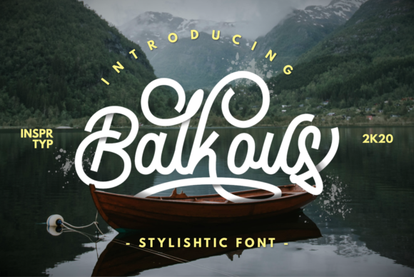 Balkous Font: Elegant Script for Creative Projects