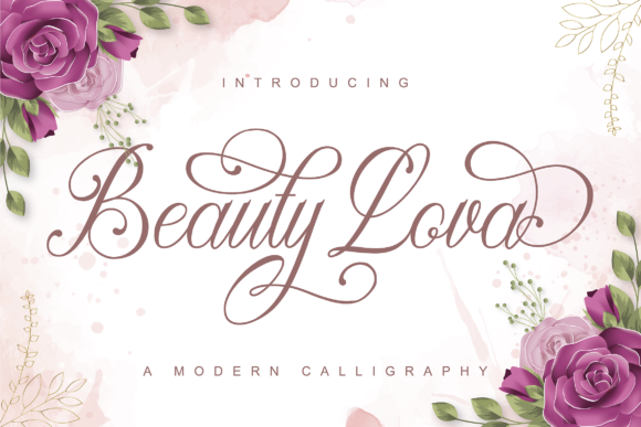 Beauty Lova Font for Creative Projects