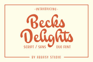 Becks Delights Font
