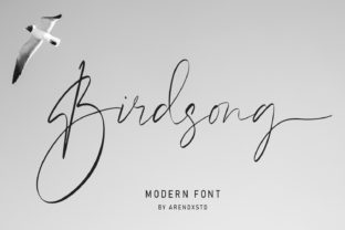 Birdsong Font for Web Design