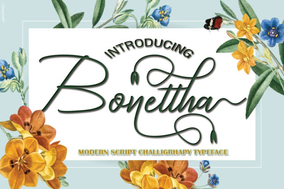 Bonettha: A Script Font for Elegant Design
