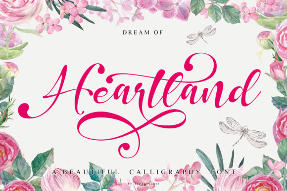 Dream of Heartland Font for Business