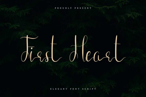 First Heart Font for Elegant Branding