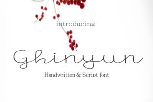 Ghinyun Font: A Cute Script for Creative Projects
