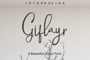 Gifloyr: A Beautiful Handwritten Script Font