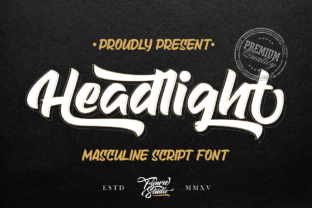 Headlight Font: Handwritten Elegance
