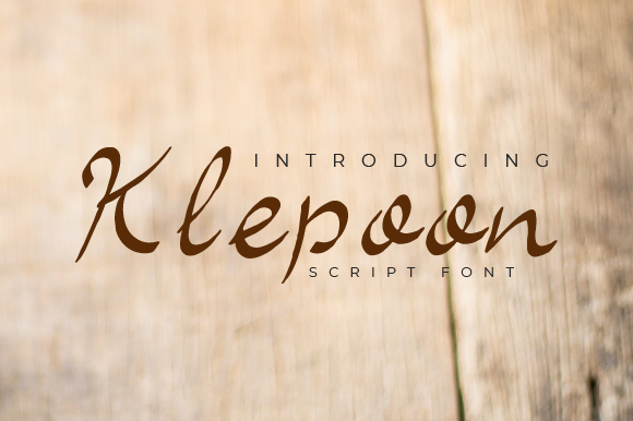 Klepoon Font: Elegant Script for Creative Design