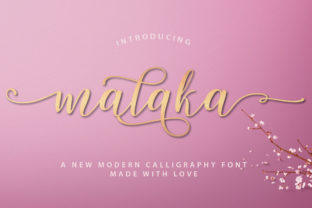 Malaka: A Script Font for Elegant Design