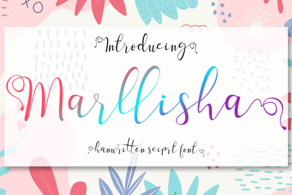 Marllisha: A Flowing Script Font for Modern Design