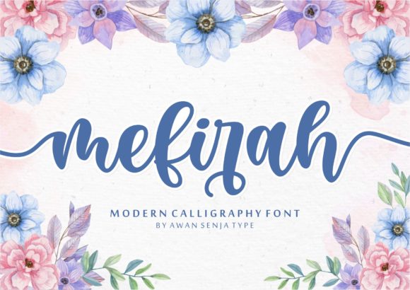 Mefirah: Handwritten Font for Creative Projects
