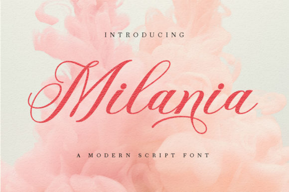 Milania: A Romantic Script Font