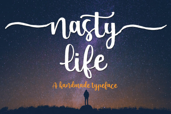Nasty Life Font for Web Design