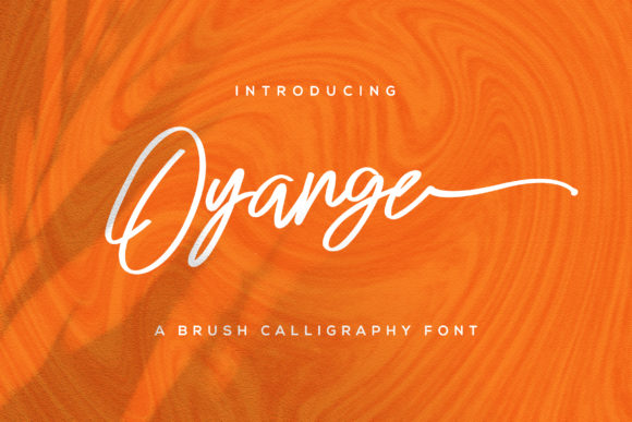 Oyange Font: Handwritten Elegance for Crafters