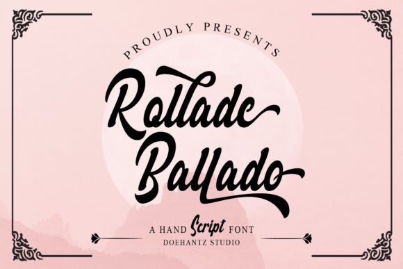 Rollade Ballado Font for Creative Projects