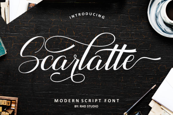 Scarlatte: A Script Font for Elegant Design