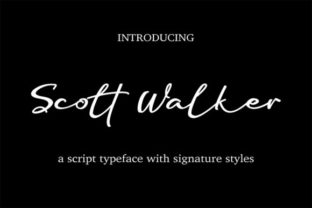 Scott Walker Font: Elegant Script for Digital Campaigns