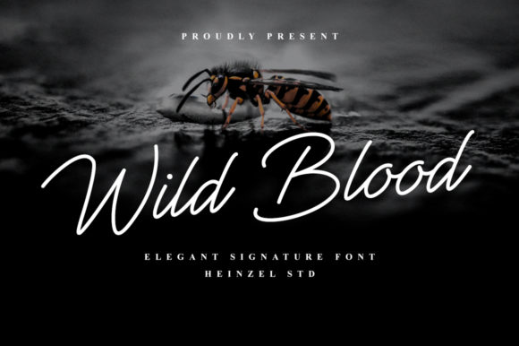 Wild Blood Font for Business Branding