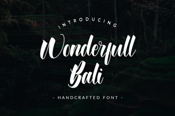 Wonderfull Bali Font Review