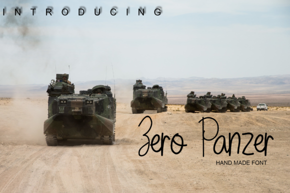 Zero Panzer Font for Business Branding